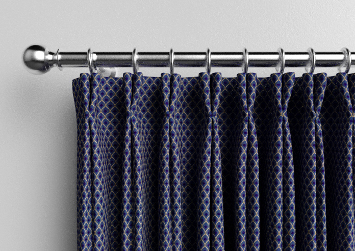 Sicily, Blue - Made to Measure Curtains - Image 10